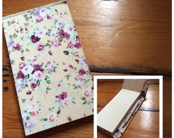 Jotter Notebook with Pencil/handmade notebook/shopping lists/handbound notebook/pocket book