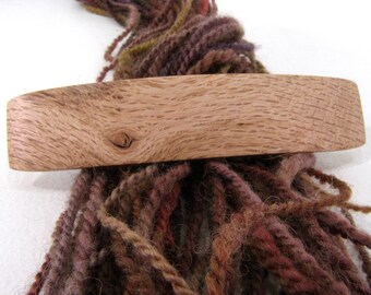 Large Hair Barrette, Black Oak Wood, lifetime guarantee, NO GLUE, french hair clip, long thick hair, wooden hair accessory, wood jewelry