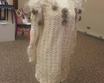 Ivory Wedding Sweater Coat