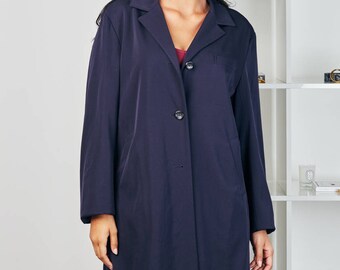 Jil Sander dark blue coat UK size 8-10