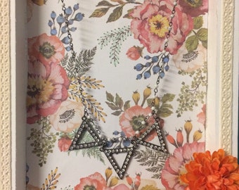 Three Little Triangles Necklace