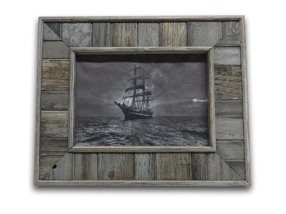 Barn Wood Picture Frame Distressed Picture Frame Gray