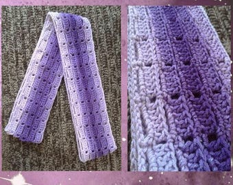 Purple Ombre Infinity Scarf