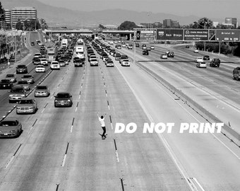 Skateboard 405 - 24x36 PRINT POSTER