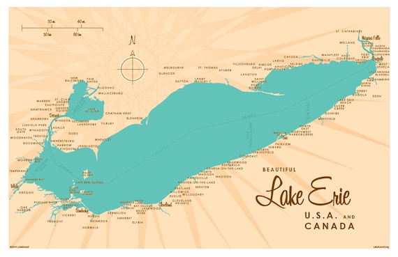 Lake Erie Ny Map