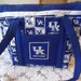 University of Kentucky Machine Quilted Purse