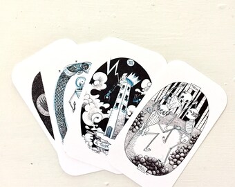 PREORDER -- Skeleton Tarot Deck