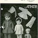Vintage Hallmark 115 Doll Clothes to fit 10 inch to 21 inch baby dolls instant download knitting pattern