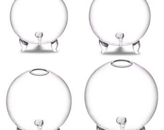 Footed Orb Terrarium,Footed Glass Vase,Three Little "legs" Glass Aquarium,Living Home Decor