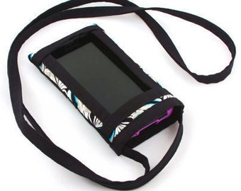 iPhone 6 Fabric Cell Phone Pouch, Cell Phone Carrier, Smart Phone Pouch, Women's Accessories, Cell Phone Purse, Mini Cross Body Bag, Boho