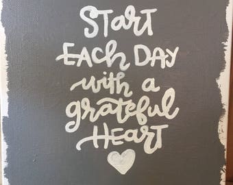 Start Each Day with a Grateful Heart
