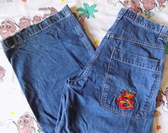 Vintage 90's JNCO Jeans, 34x31 super baggy Wide Leg