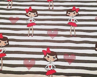 14.00 Euro per metre-Jersey girl stripes 150 cm wide QjuTie
