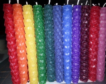 Hanukkah - Assorted - Chanukah Candles - 100% Natural Beeswax