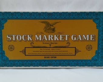 Vintage Stock Market Game from Whitman Deluxe Edition 1960's, COMPLETE