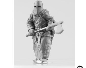 Templar with Axe "Butcher". 28 mm Crusade