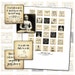 Buddha Sayings inchies digital collage sheet 1x1 inch 25mm square 25mm x 25mm Eastern religion religious buddhism buddhist