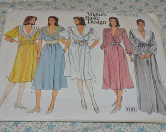 Vogue 1131 Misses Dress Sewing Pattern - UNCUT - Size 12
