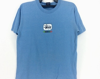 Vintage Stussy Shirt Medium Size Made in USA