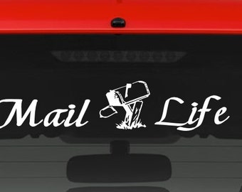 Mail Life (L13) Vinyl Decal Sticker Car Window