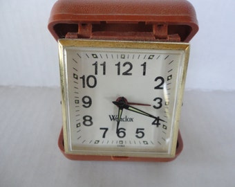 Vintage Westclox Travel Alarm Clock