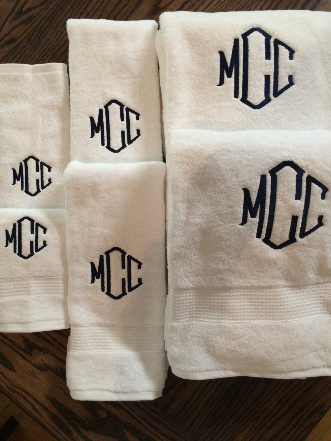 Monogrammed Towel Set