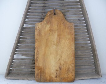 Vintage French Cutting Board, Chopping Block, Vintage Butcher Block, Cutting Board, Found in France, French Farmhouse