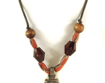 Ethiopian Necklace Silver Coptic Cross Pendant Africa 30 Inch 116018