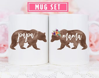 Mama Bear Mug, Papa Bear Mama Bear, Papa and Mama Bear, Papa Bear Mug, Papa and Mama Bear Mugs, Papa Bear Mama Bear Mugs, Papa Mama Bear