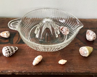 Vintage Glass Juice Reamer