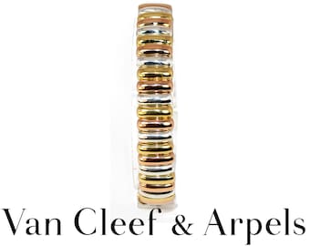 Bracelet yellow gold 18K pink and grey 18 K Van Cleef and Arpels
