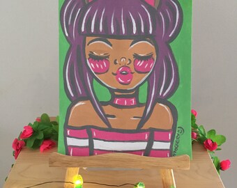Little Kitty - Original A4 Painting