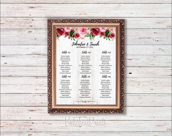 how to make a wedding seating chart