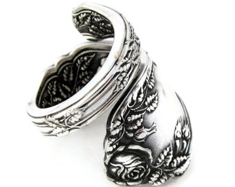 Spoon Ring Rosemary Choose Your Size Wrapped