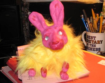 Pink Bunny OOAK Artdoll