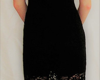 Vintage 1970's Lace Gown