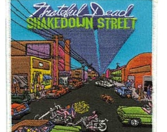 Grateful Dead Shakedown Street Iron On Patch 4" x 4" Officially Licensed by C&D Visionary P1969