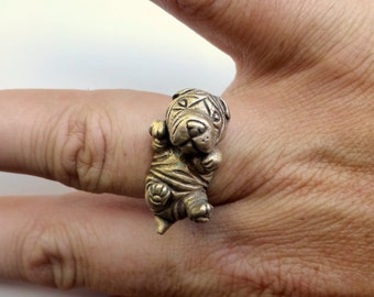Shar pei puppy dog ring
