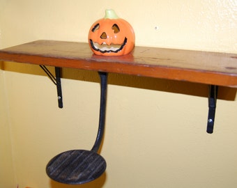 Repurposed Vintage Horseless Carriage Buggy Step Bleacher Shelf
