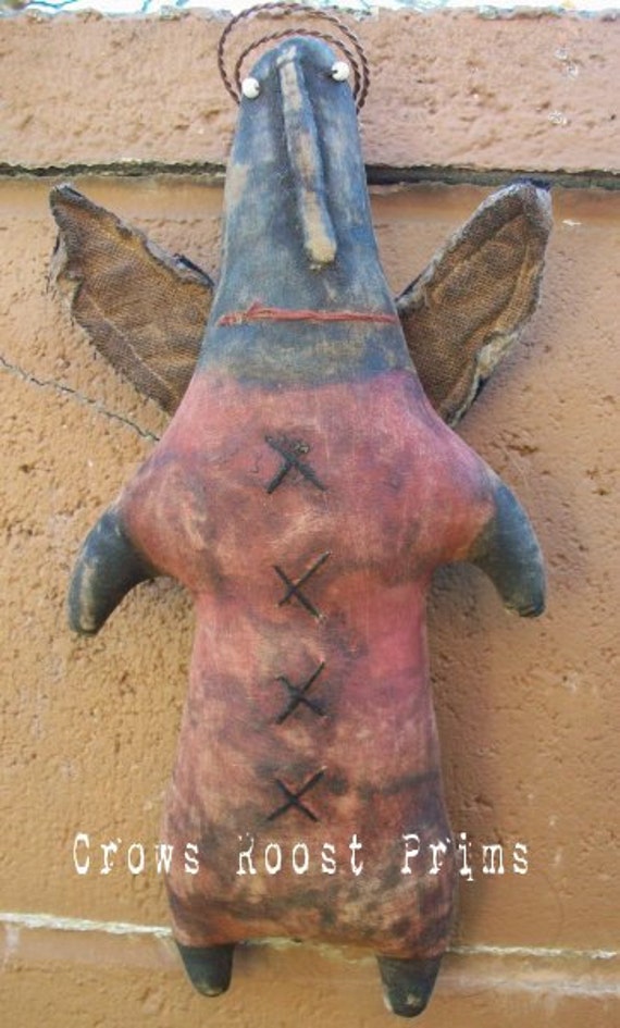 Items similar to Angel Amelia Christmas Crows Roost Prims 233e