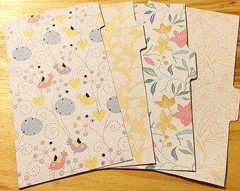 D4 // Set of 4 Spring Themed Dividers