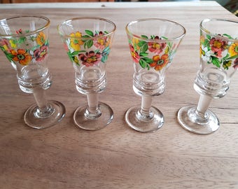 French liqueur-digestive-liquor - vintage shot glass