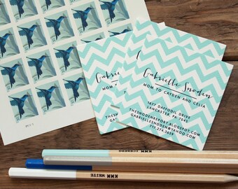 Chevron Calling Cards - Set (50)