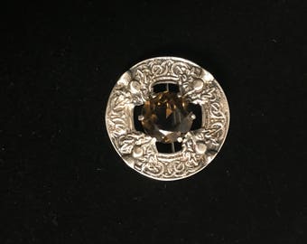 Scottish Topaz Brooch