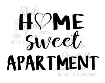 Home Sweet Apartment Instant Digital Download Home Sweet Apartment Instant Digital Download