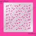5.5"x5.5" Pattern Cake Stencil, Cookie Stencil, Designer, Pochoir, Airbrush stencil, Torten Schablone