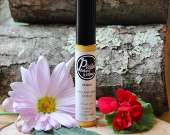 Lash & Brow Serum VEGAN | Eyebrow and Eyelash growth | Castor Oil, Horsetail, Burdock, Rosehip, SeaBuckthorn, Camellia Seed | Stimulate Hair