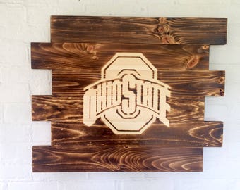 Saturdays are for getting bucked up ohio state buckeyes wood