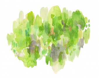August Birthstone, Peridot Print