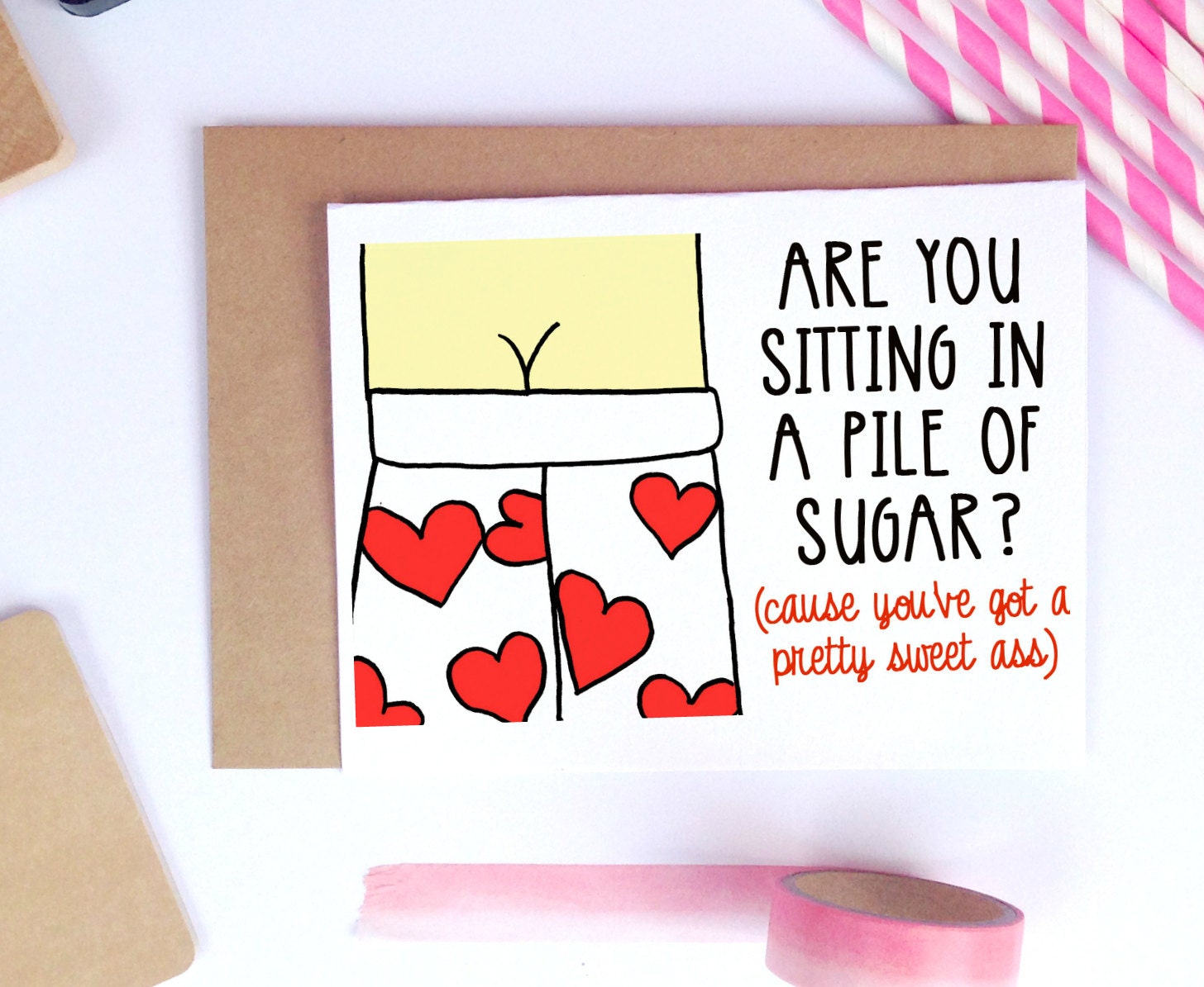 Sexy Card Funny Valentines Day Card Naughty Card Funny